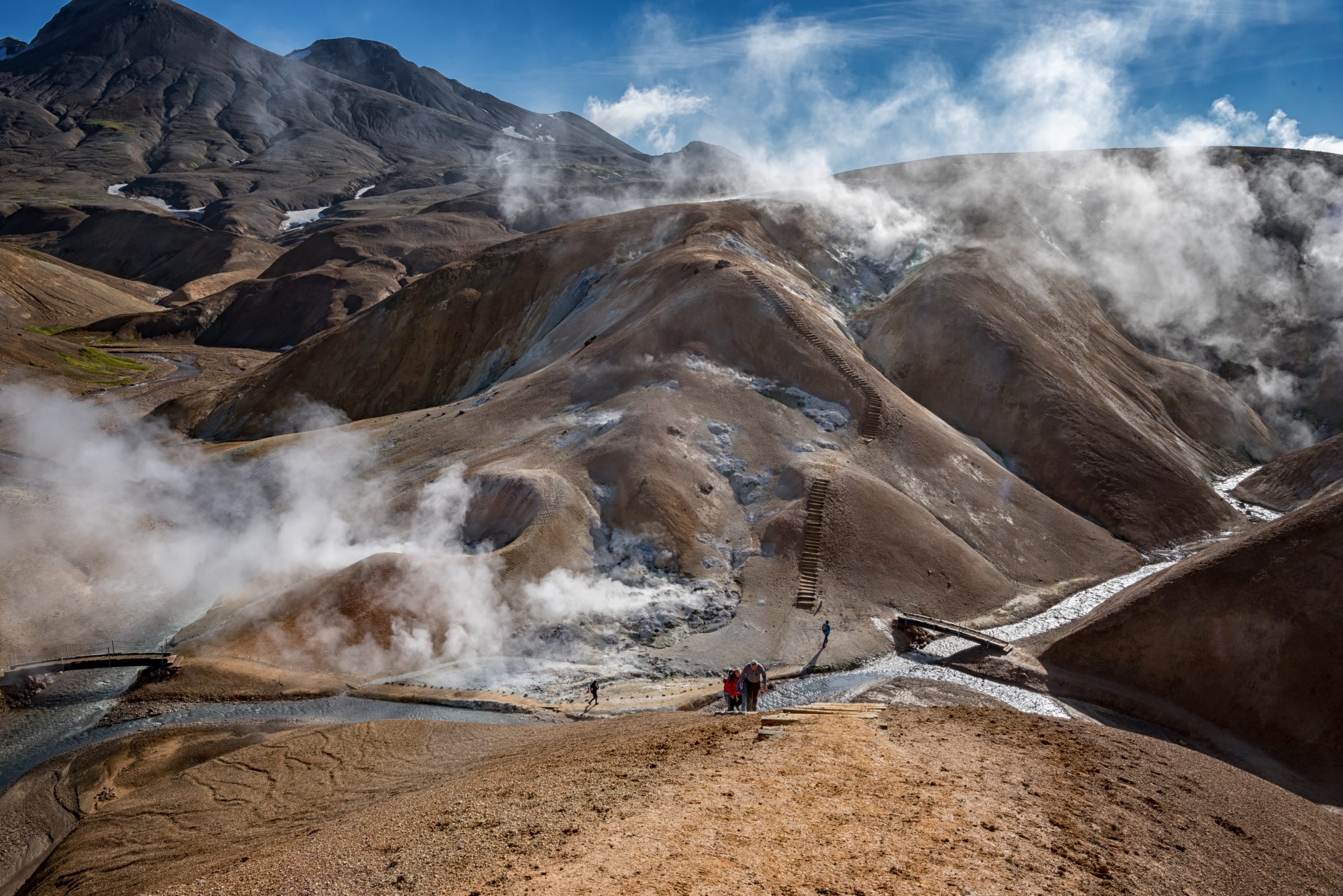 Trekking del Laugavegur: Sorgenti fumanti