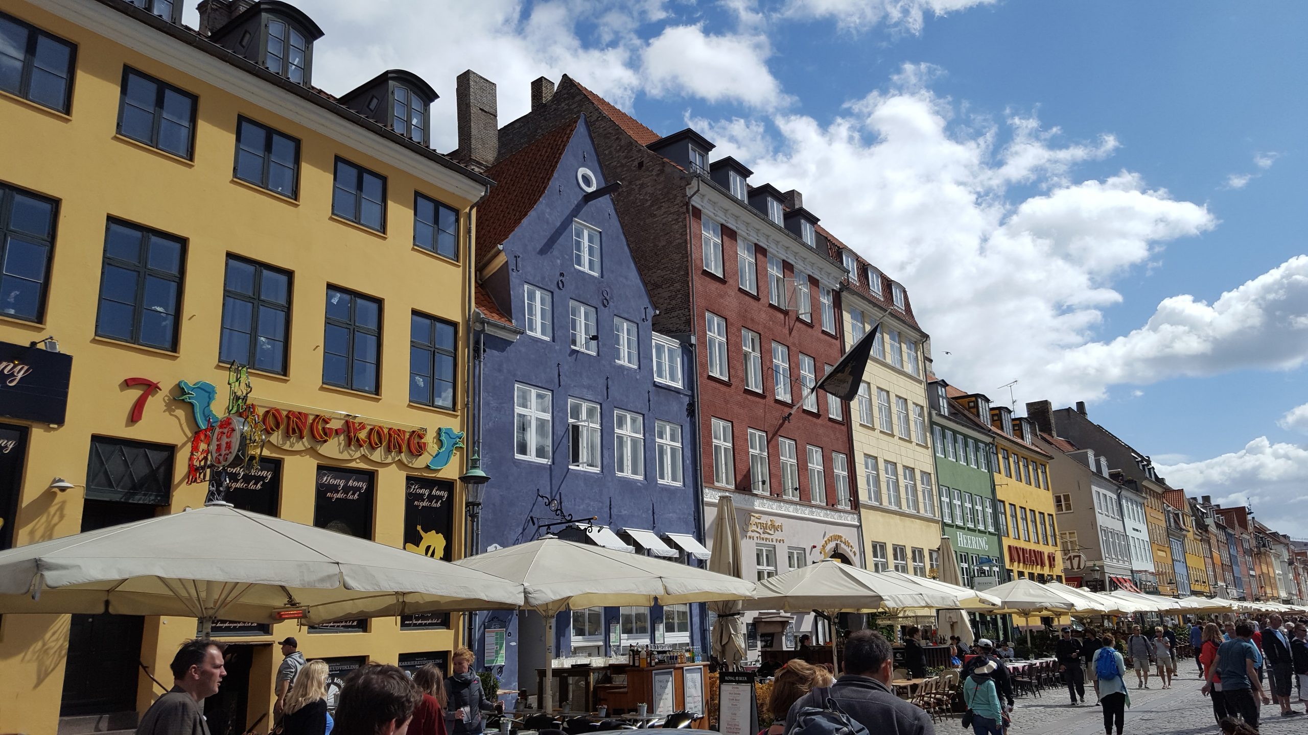 Case colorate a Copenhagen