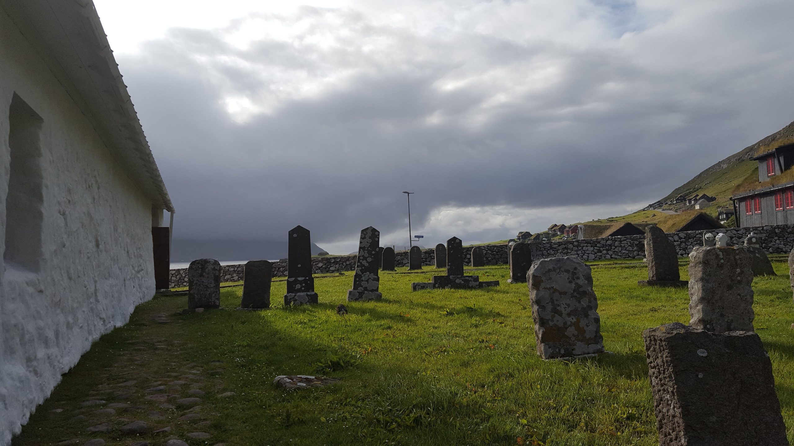 Cimitero alle isole Faroe
