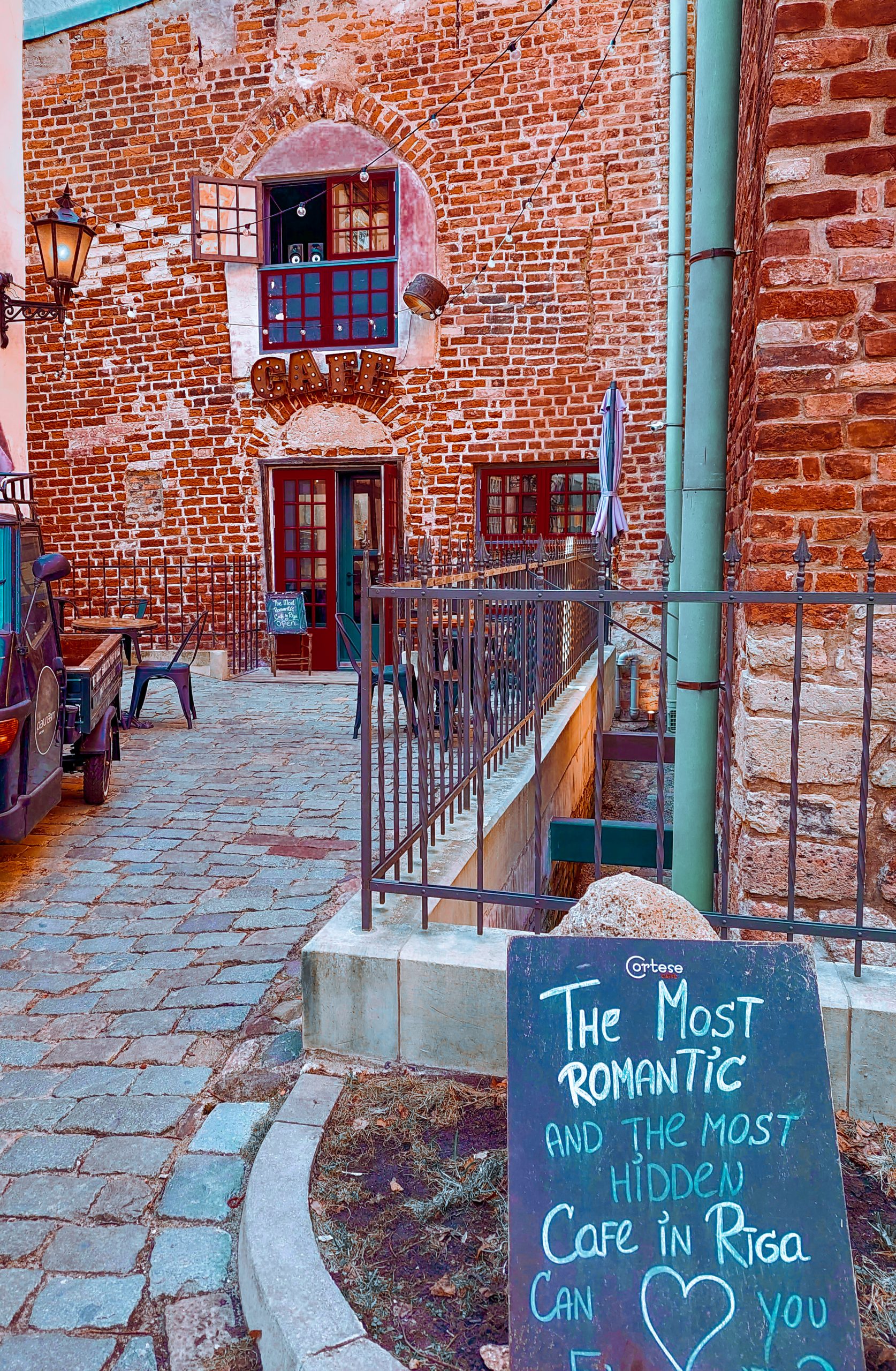 Riga in due giorni: il caffè più romantico