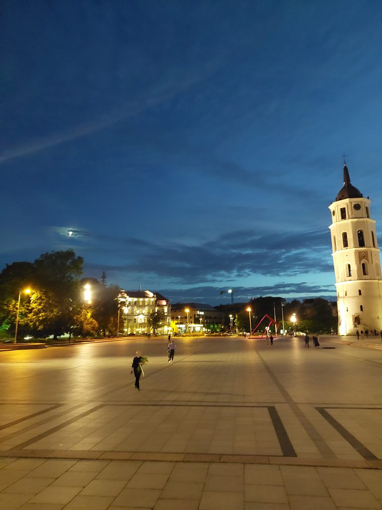 Piazza della cattedrale di Vilnius, Lettonia