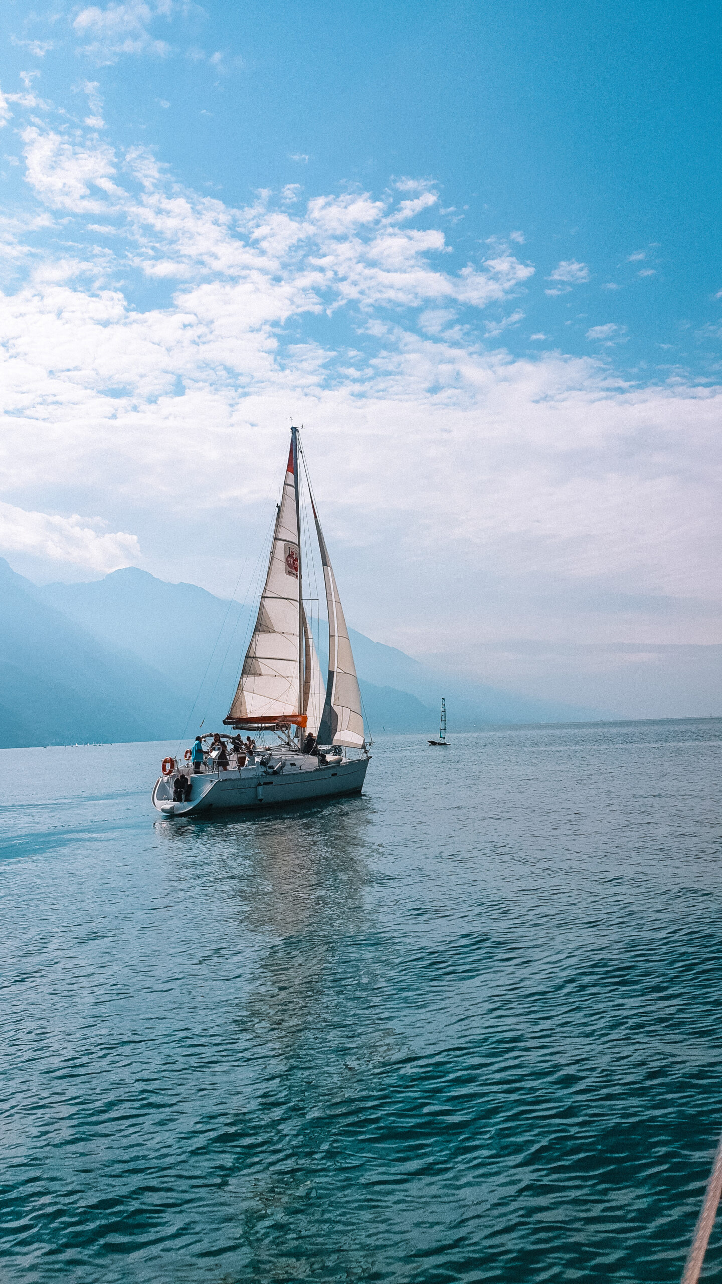 In barca a vela nel Garda Trentino