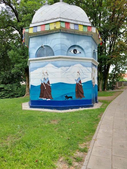 Piccolo tempio buddista a Vilnius